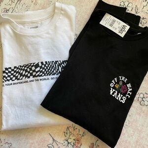 2 Mens Vans T Shirt. Brand new. Size small